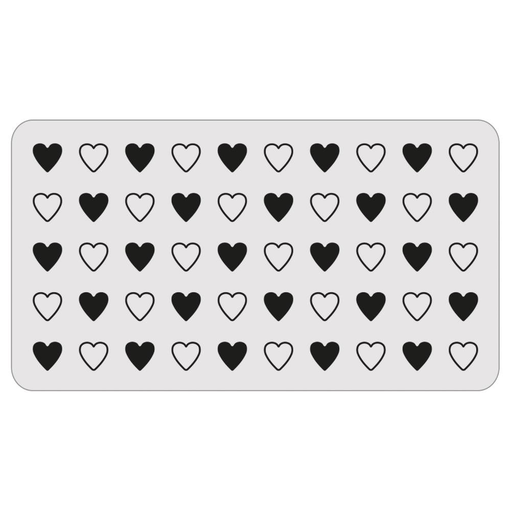 Sizzix - Tim Holtz - Thinlits Dies &amp; Texture Fades Embossing Folder - Vault Love Notes-ScrapbookPal