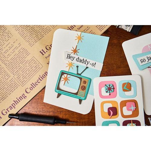 Sizzix - Tim Holtz - Thinlits Dies - Vault Atomic Retro-ScrapbookPal