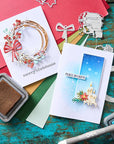 Sizzix - Tim Holtz - Thinlits Dies - Vault Festive Wreath-ScrapbookPal