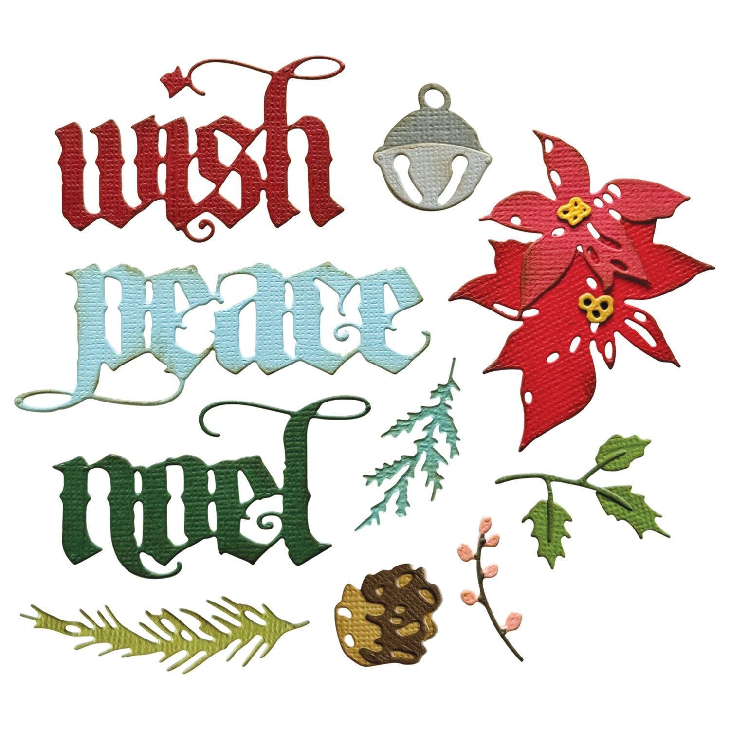Sizzix - Tim Holtz - Thinlits Dies - Vault Holiday Classic-ScrapbookPal