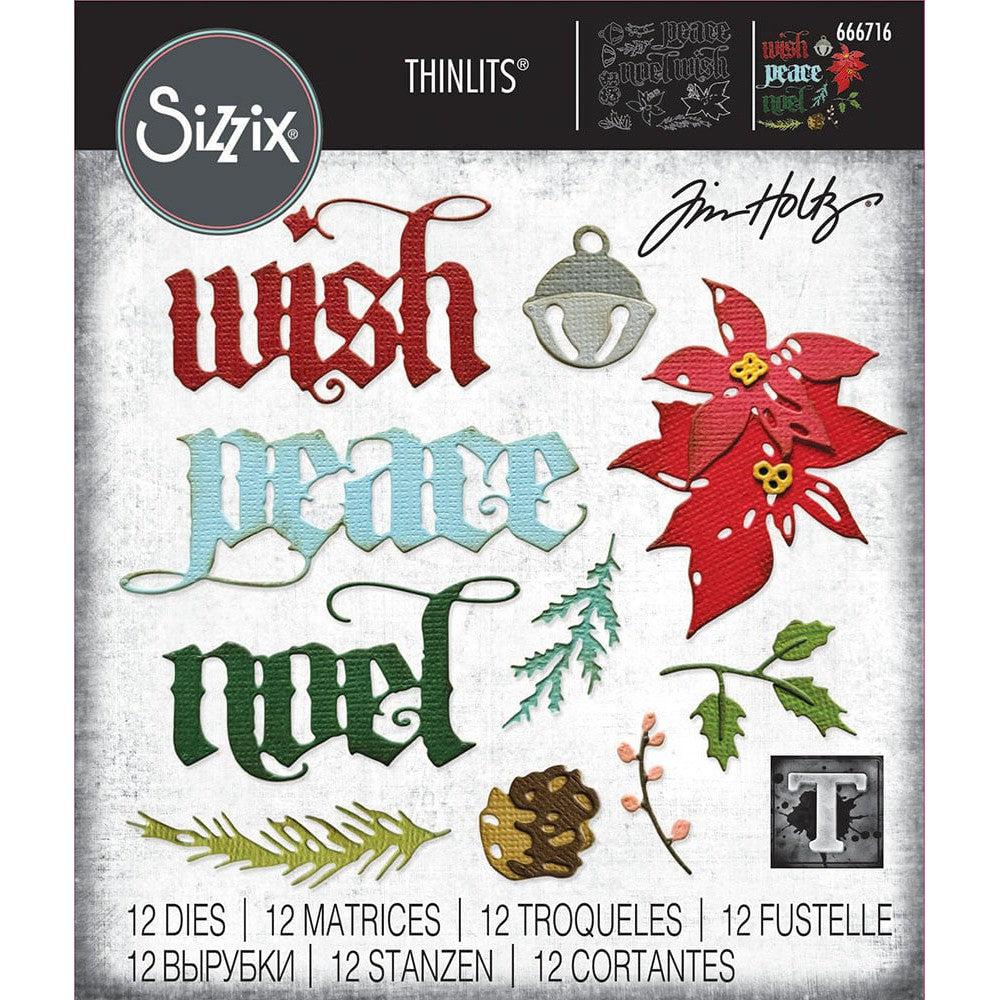 Sizzix - Tim Holtz - Thinlits Dies - Vault Holiday Classic-ScrapbookPal