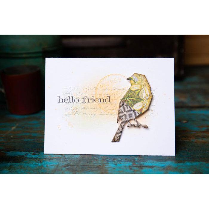 Sizzix - Tim Holtz - Thinlits Dies - Vault Lovebirds-ScrapbookPal