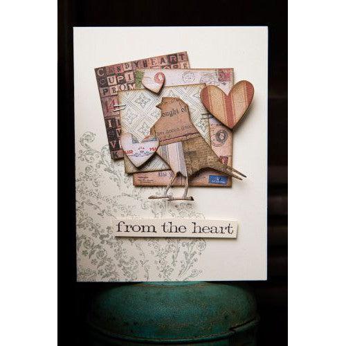 Sizzix - Tim Holtz - Thinlits Dies - Vault Lovebirds-ScrapbookPal