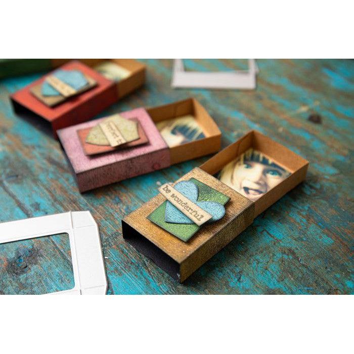 Sizzix - Tim Holtz - Thinlits Dies - Vault Matchbox-ScrapbookPal