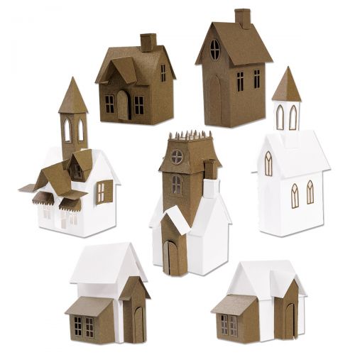 Sizzix - Tim Holtz - Thinlits Dies - Village Collection-ScrapbookPal