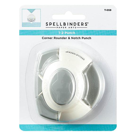 Spellbinders - 1-2 Punch: Corner Rounder &amp; Notch-ScrapbookPal