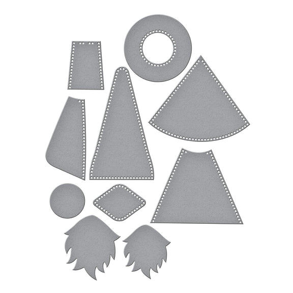 Spellbinders - 3D Felt Décor Collection - Dies - Fergus-ScrapbookPal