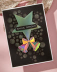 Spellbinders - All About Christmas Collection - Dies - Bow & Bell Scallop Frame-ScrapbookPal