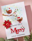 Spellbinders - All About Christmas Collection - Dies - Little Birdies-ScrapbookPal