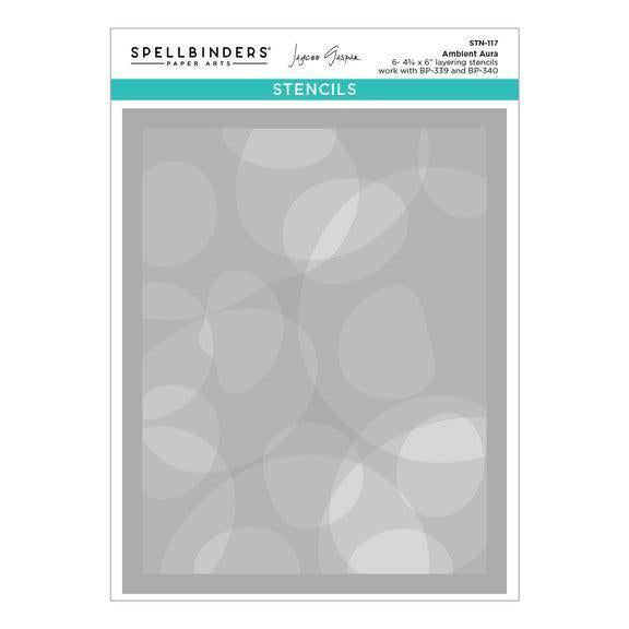 Spellbinders - All My Senses Collection - Stencils - Ambient Aura - Scratch &amp; Dent-ScrapbookPal