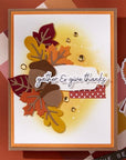 Spellbinders - Autumn Archives Collection - Press Plate & Dies - Autumn Sentiments-ScrapbookPal