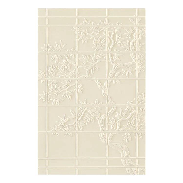 Spellbinders - Autumn in Kyoto Collection - 3D Embossing Folder - Shoji Screen-ScrapbookPal