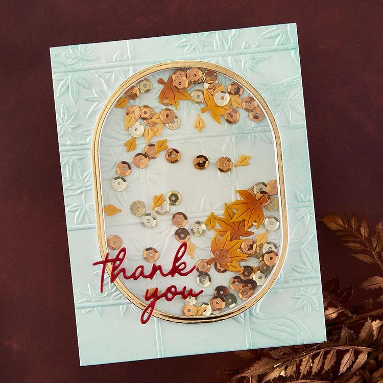 Spellbinders - Autumn in Kyoto Collection - 3D Embossing Folder - Shoji Screen-ScrapbookPal
