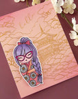 Spellbinders - Autumn in Kyoto Collection - Clear Stamps - Autumn in Kyoto-ScrapbookPal