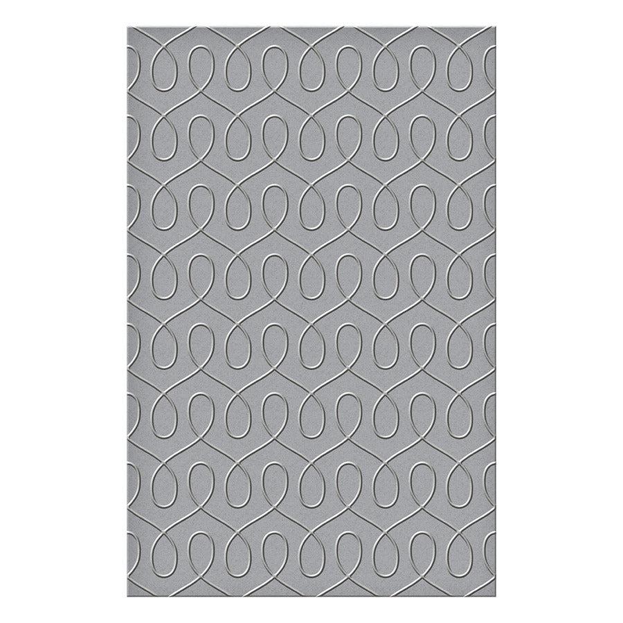 Spellbinders - Be Bold Collection - Embossing Folder - Loops-ScrapbookPal