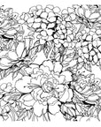 Spellbinders - Beautiful Backgrounds Collection - Cling Stamps - Stampendous Floral Garden-ScrapbookPal