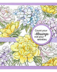 Spellbinders - Beautiful Backgrounds Collection - Cling Stamps - Stampendous Floral Garden-ScrapbookPal