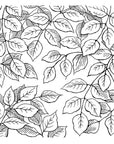 Spellbinders - Beautiful Backgrounds Collection - Cling Stamps - Stampendous Leafy Lines-ScrapbookPal