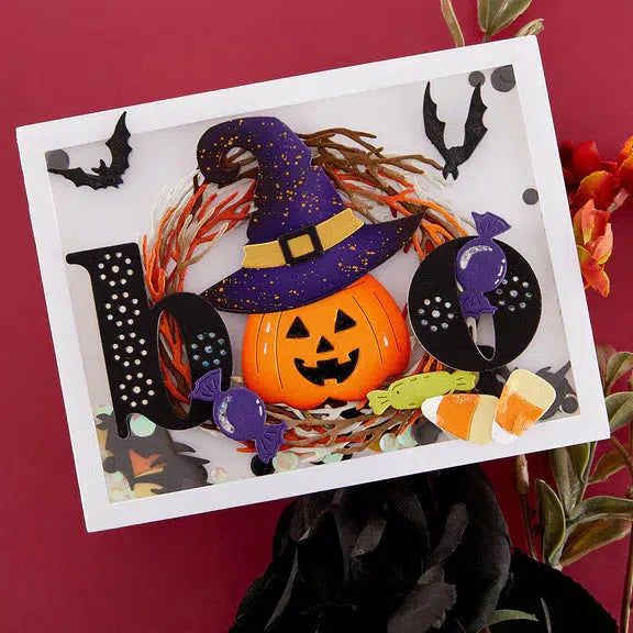 Spellbinders - Beautiful Wreaths Collection - Dies - Halloween Wreath Add-Ons-ScrapbookPal