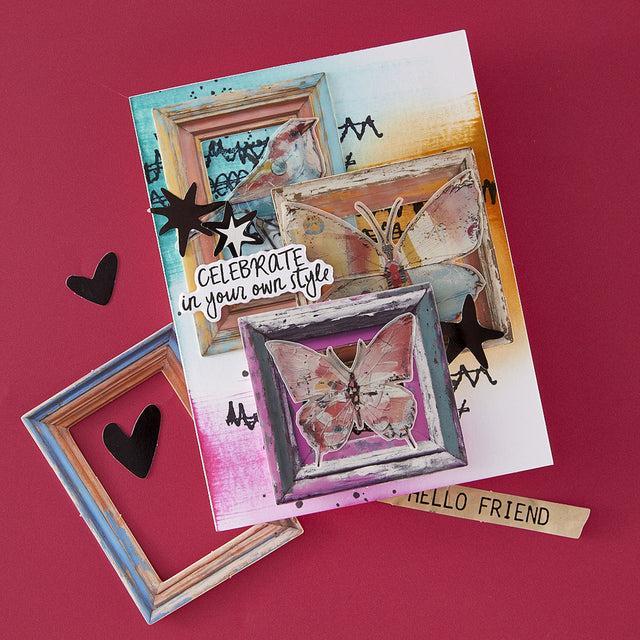 Spellbinders - Beautifully Imperfect Collection - Beautifully Imperfect Chipboard Frames-ScrapbookPal