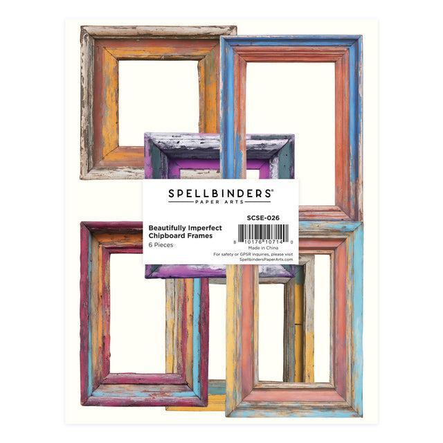 Spellbinders - Beautifully Imperfect Collection - Beautifully Imperfect Chipboard Frames-ScrapbookPal