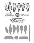 Spellbinders - Beautifully Imperfect Collection - Clear Stamps & Dies - Sculpted Scripted Floral-ScrapbookPal