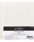 Spellbinders - BetterPress - Cotton Card Panels - A2 - Pebble, 25 pack