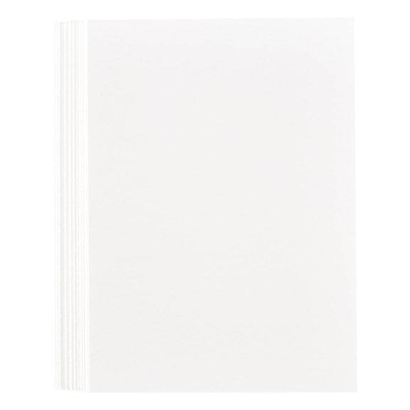 Spellbinders - BetterPress - Cotton Card Panels - A7 - Porcelain, 25 pack