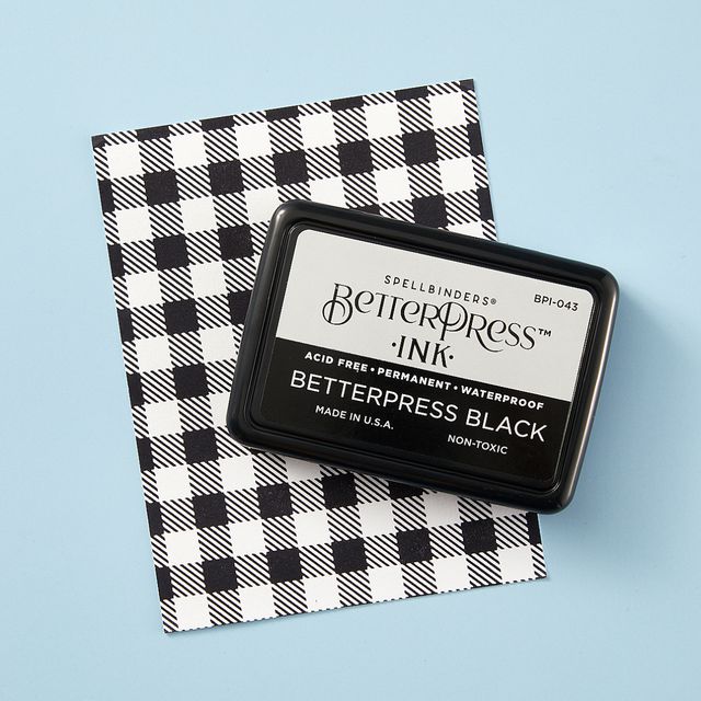 Spellbinders - BetterPress Ink Pad - Black-ScrapbookPal