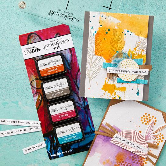 Spellbinders - BetterPress - Mini Ink Set - Dina's Faves-ScrapbookPal