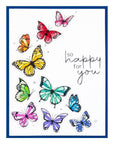 Spellbinders - BetterPress - Press Plate & Dies - Butterfly Swirl-ScrapbookPal