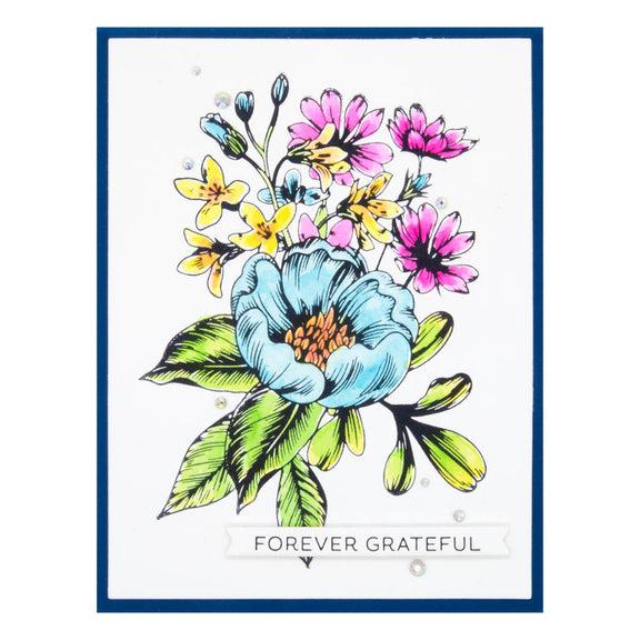 Spellbinders - BetterPress - Press Plate - Pressed Bouquet-ScrapbookPal