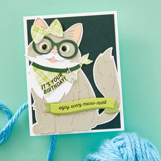 Spellbinders - Bibi's Cats and Pugs Collection - Dies - Cats and Pugs Accessories-ScrapbookPal
