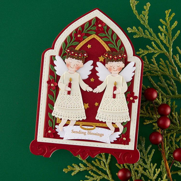 Spellbinders - Bibi's Little Blessings Collection - Clear Stamps &amp; Dies - Everyday Blessings &amp; Banners-ScrapbookPal