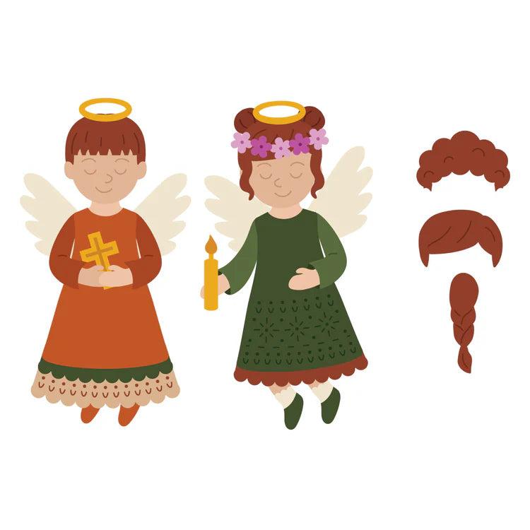 Spellbinders - Bibi's Little Blessings Collection - Dies - Blessing Angels-ScrapbookPal