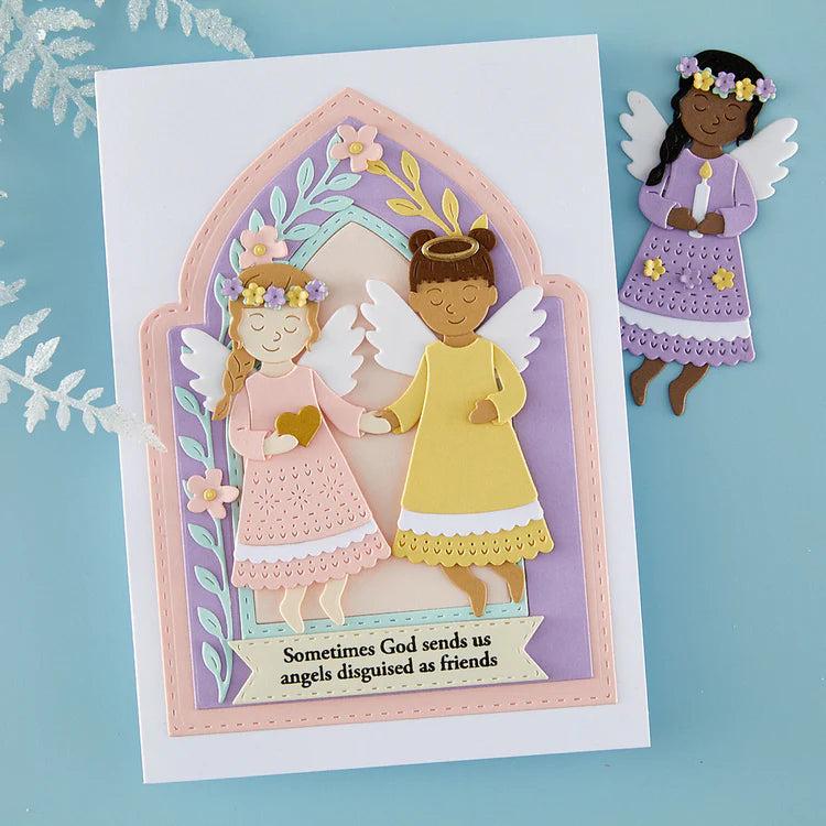 Spellbinders - Bibi's Little Blessings Collection - Dies - Blessing Angels-ScrapbookPal