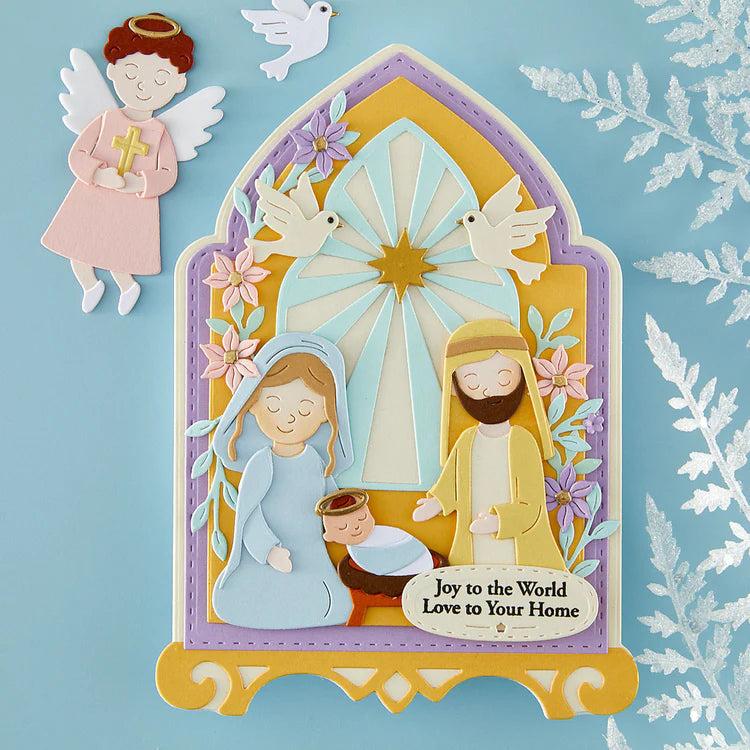 Spellbinders - Bibi's Little Blessings Collection - Dies - Divine Arch Card Creator-ScrapbookPal