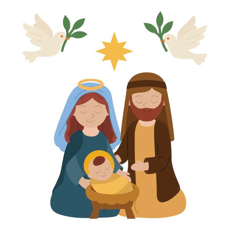Spellbinders - Bibi's Little Blessings Collection - Dies - Nativity Blessings-ScrapbookPal