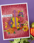 Spellbinders - Bibi's Musical Notes Collection - 3D Embossing Folder - Musical Notes-ScrapbookPal