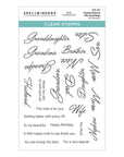Spellbinders - Bibi's Musical Notes Collection - Clear Stamps - Family Musical Mix Greetings-ScrapbookPal