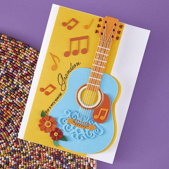Spellbinders - Bibi's Musical Notes Collection - Clear Stamps - Family Musical Mix Greetings-ScrapbookPal