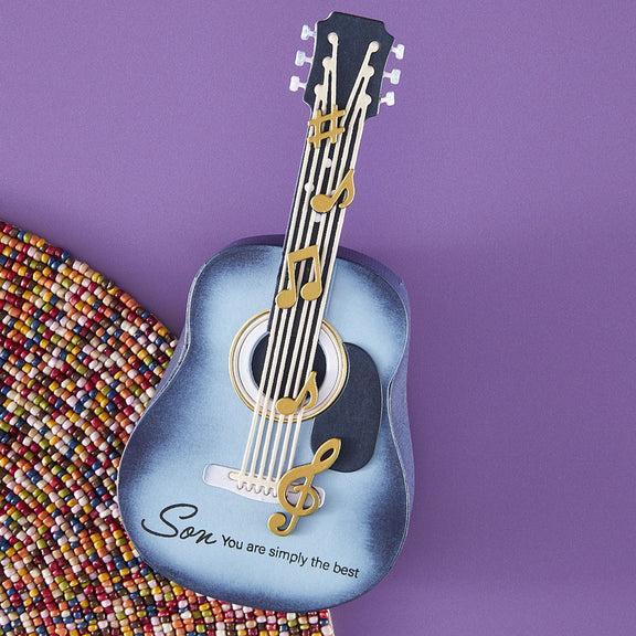 Spellbinders - Bibi's Musical Notes Collection - Dies - Majestic Guitar-ScrapbookPal