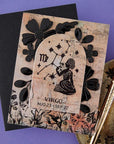 Spellbinders - Block Print Zodiacs Collection - Registration Press + Foil Plates - Block Print Virgo-ScrapbookPal