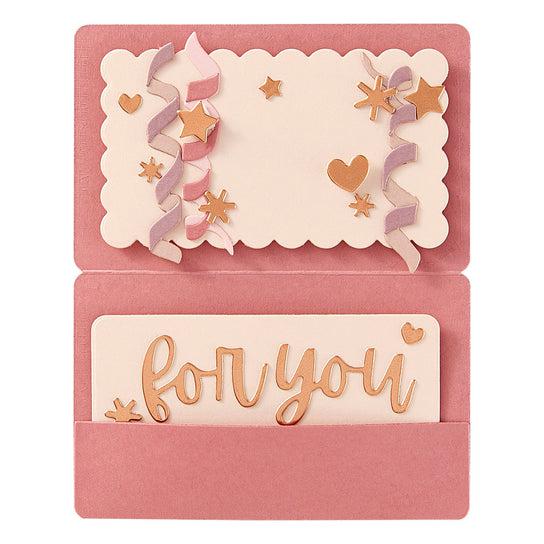 Spellbinders - Bougie Birthday Collection - Dies - Treat Yourself Gift Card Holder-ScrapbookPal