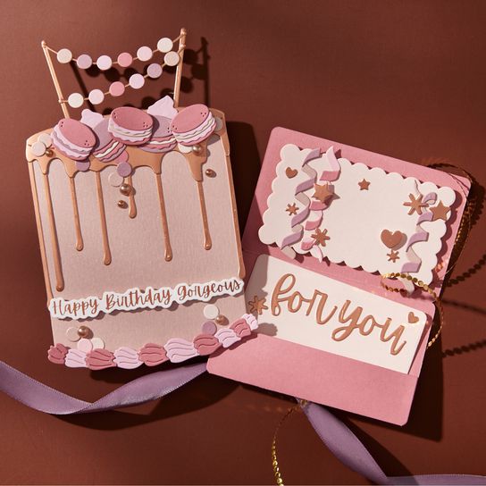 Spellbinders - Bougie Birthday Collection - Dies - Treat Yourself Gift Card Holder-ScrapbookPal