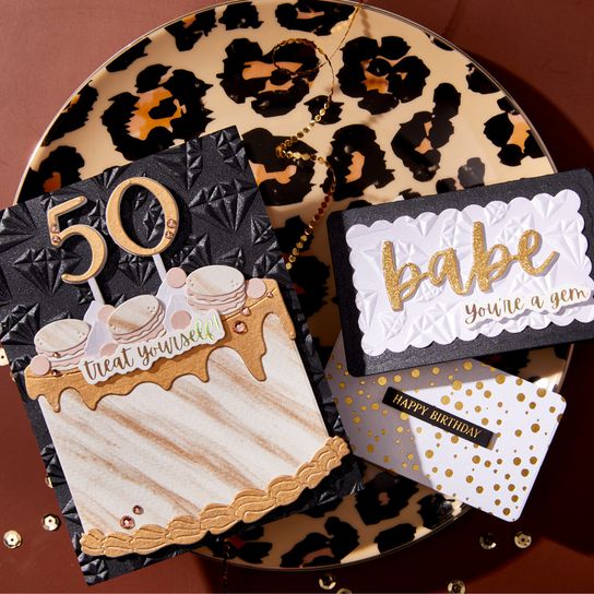 Spellbinders - Bougie Birthday Collection - Dies - Treat Yourself Gift Card Holder-ScrapbookPal