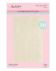 Spellbinders - Buttons & Keepsakes Collection - 3D Embossing Folder - Ribbons & Seams-ScrapbookPal