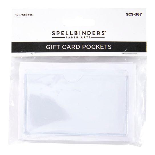Spellbinders - Card Shoppe Essentials - Adhesive Gift Card Pockets-ScrapbookPal
