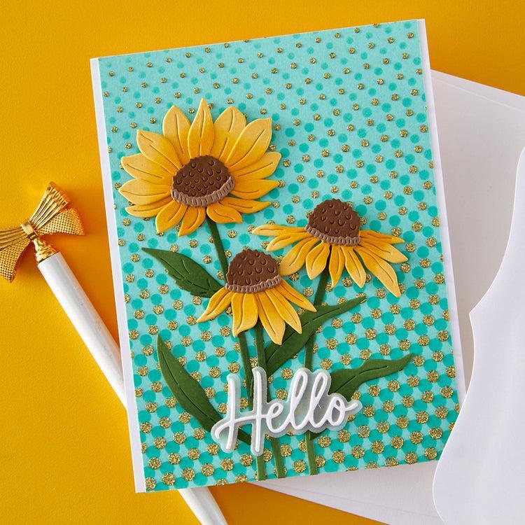 Spellbinders - Cascading Coneflowers Collection - Dies - Big & Bold Sentiments-ScrapbookPal