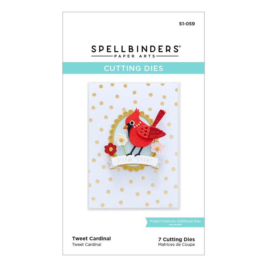 Spellbinders - Celebrate the Season Collection - Dies - Tweet Cardinal-ScrapbookPal